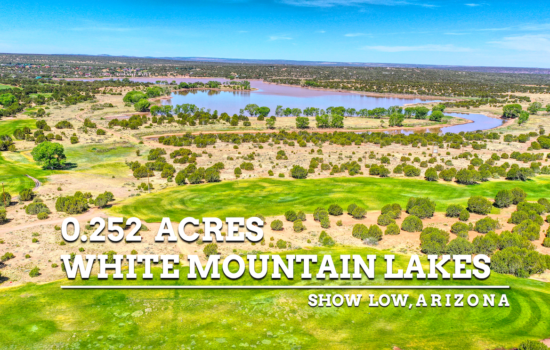 White Mountain Lake Lot with Water & Power!